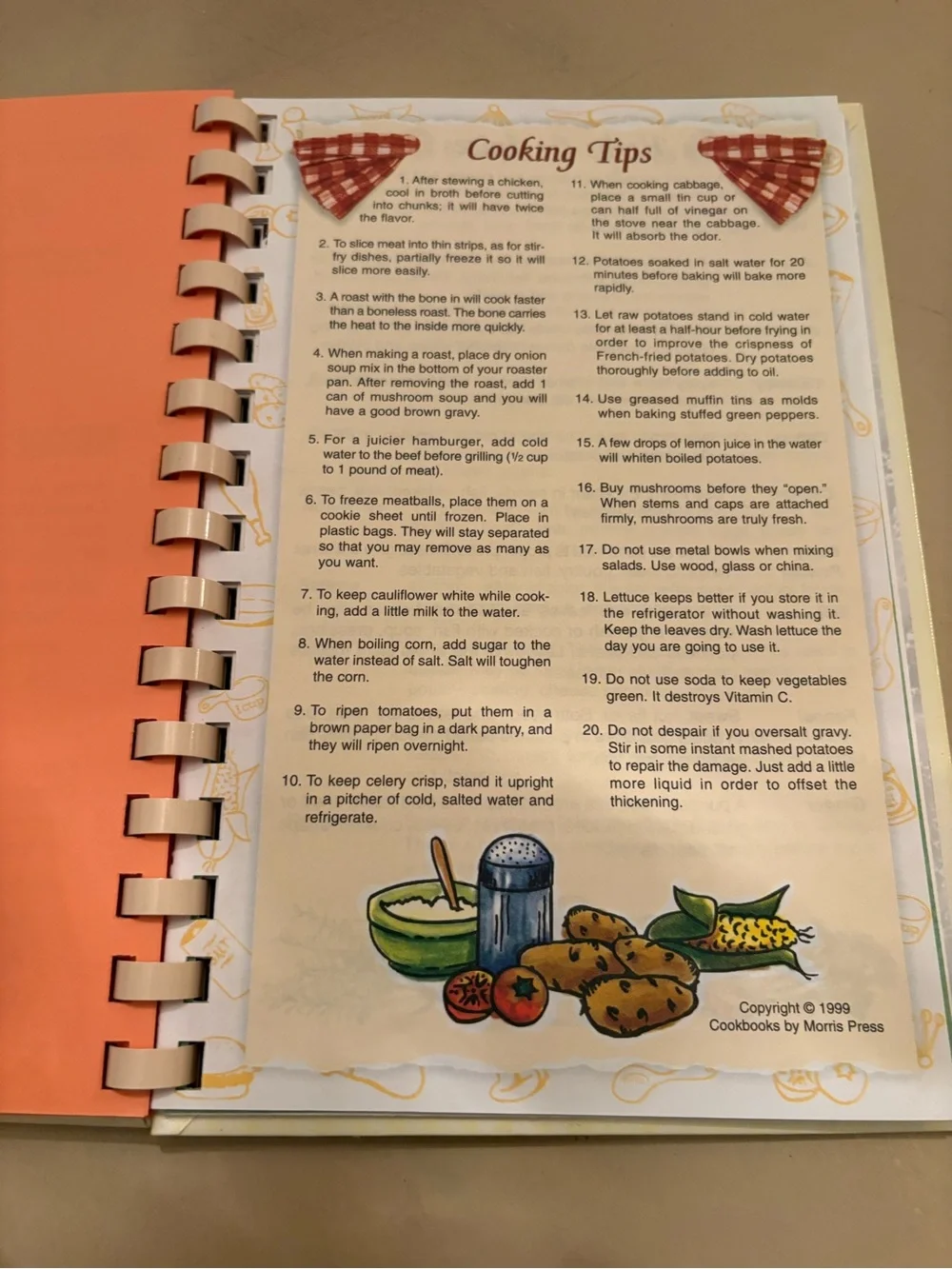 Recipes & Recollections Cookbook - Cream Cover